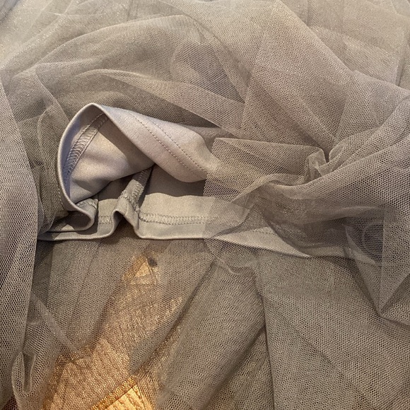 Chicwish Tulle Net Whimsical Ethereal Long Skirt Gray Size XS - Picture 3 of 9